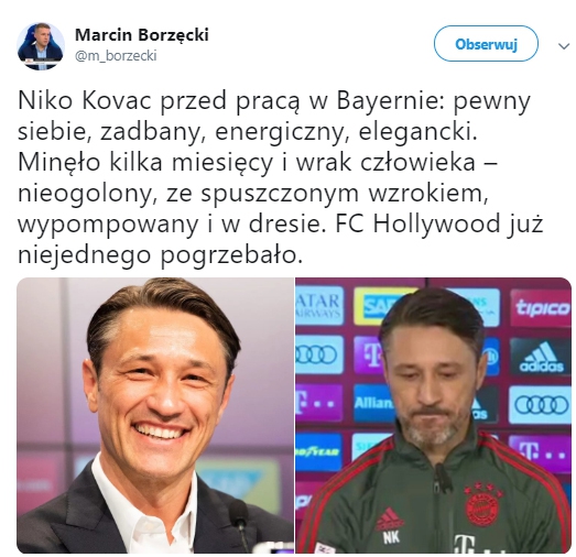Tak zmienił się Kovač po 4 MIESIĄCACH pracy w Bayernie!